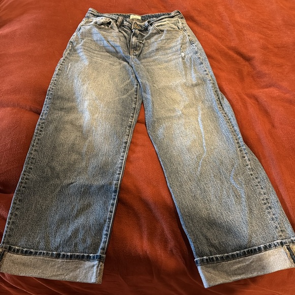 KanCan High Rise Cuffed Wide Leg - Picture 4 of 6